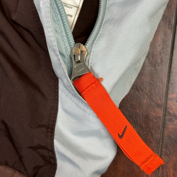 Y2K Nike Big Swoosh reversible windbreaker zip up sweater - Picture 5 of 7